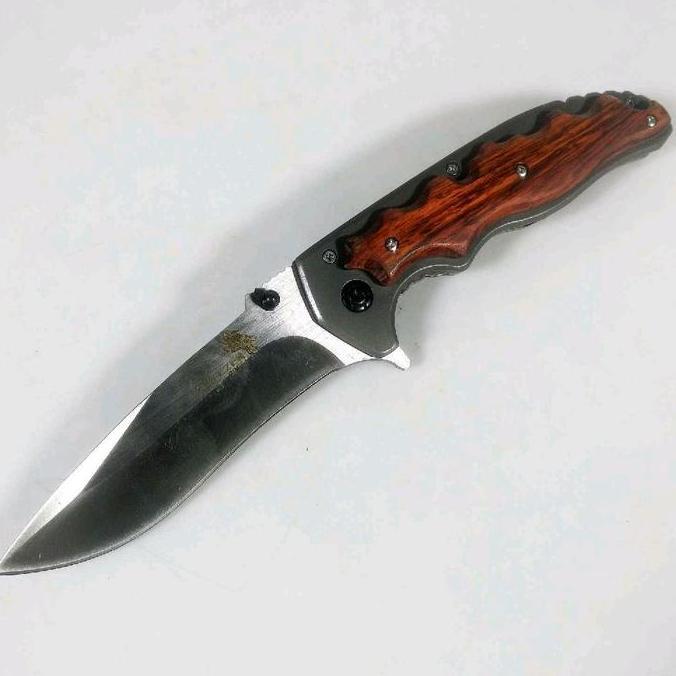 Knifezer Blade Pisau Dapur Lipat Wooden Handle - Cbf64
