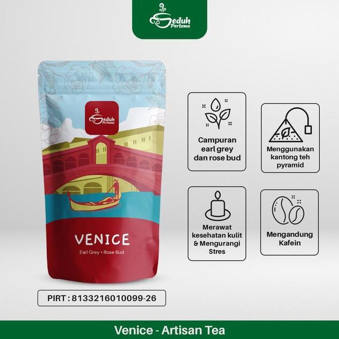 VENICE - ARTISAN TEA PREMIUM | EARL GREY, ROSE BUD