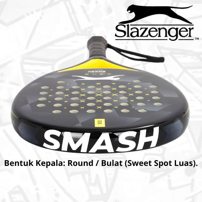 Raket Padel Slazenger Smash Padel Racket Original Graphite Black Blue