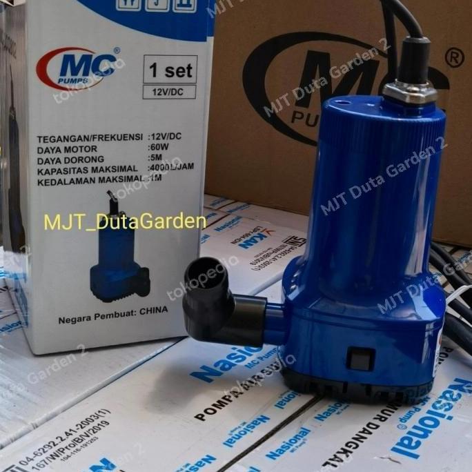 POMPA CELUP DC / POMPA CELUP AKI 12 VOLT MERK MCPUMP HEMAT