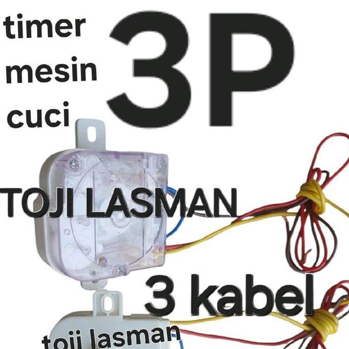 ( 3P TIMER WASH ) SAKLAR SWITCH KNOP TOMBOL MESIN CUCI WASH SPIN WASHING TIMER PENGATUR WAKTU  KONTR
