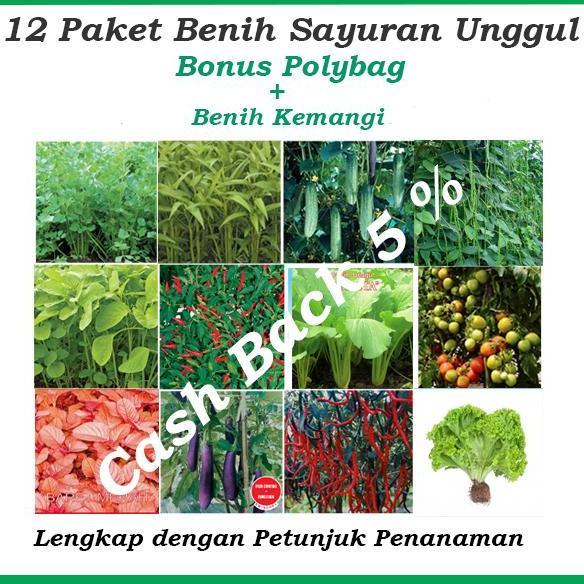 Paket Hemat Benih/Bibit Eceran (Sayuran dan Buah)