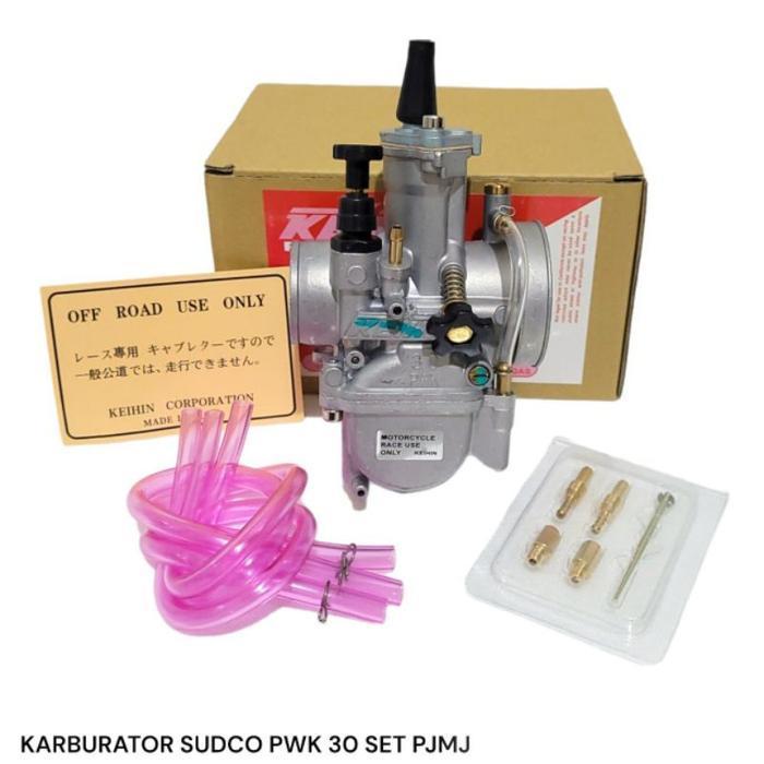 Karburator Sudco Keihin Pwk 24 - 26 - 28 - 30 - 32 - 34 Karbu Full Set Japan Qas Free Pilot Jet Main