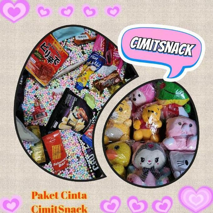 CimitSnack Paket Cinta Cimian Snack Serok2 Bergembira Min Bapul 70an Plus Wawa untuk Momen Santai Be