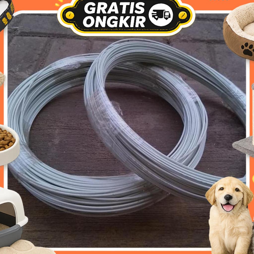 Ruji/Jeruji Fiber Putih Susu 2Mm Kiloan Kondisi Roll.