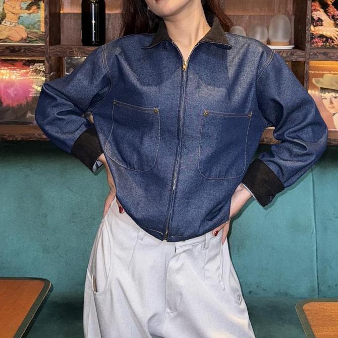 RULA JACKET/JACKET DENIM/BOXY JACKET