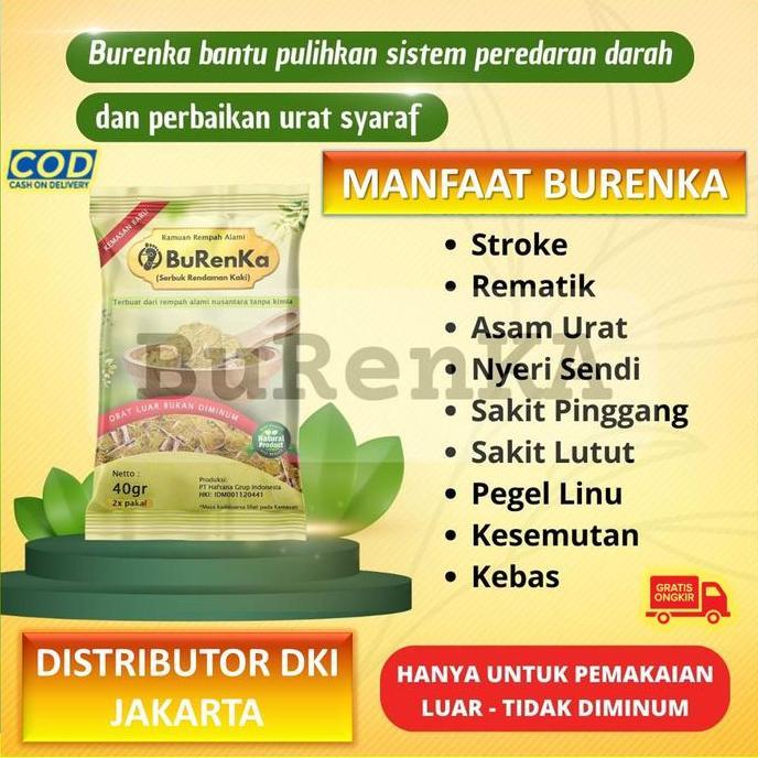 AKBARALMAHCZUMI - [BELI 2 DAPAT 2] BURENKA ORIGINAL RAMUAN SERBUK RENDAMAN KAKI ASLI | BURENKA HERBA