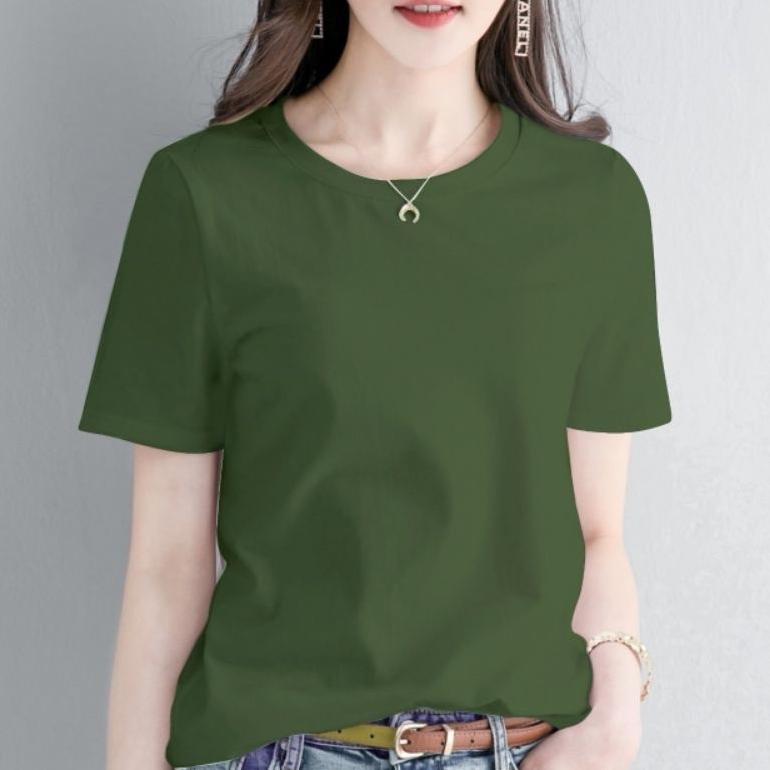 BEST SALE COD)/KAOS POLOS WANITA./BAJU POLOS WANITA/KAOS LENGAN PENDEK/KAOS POLOS DALAMAN WANITA/KAO