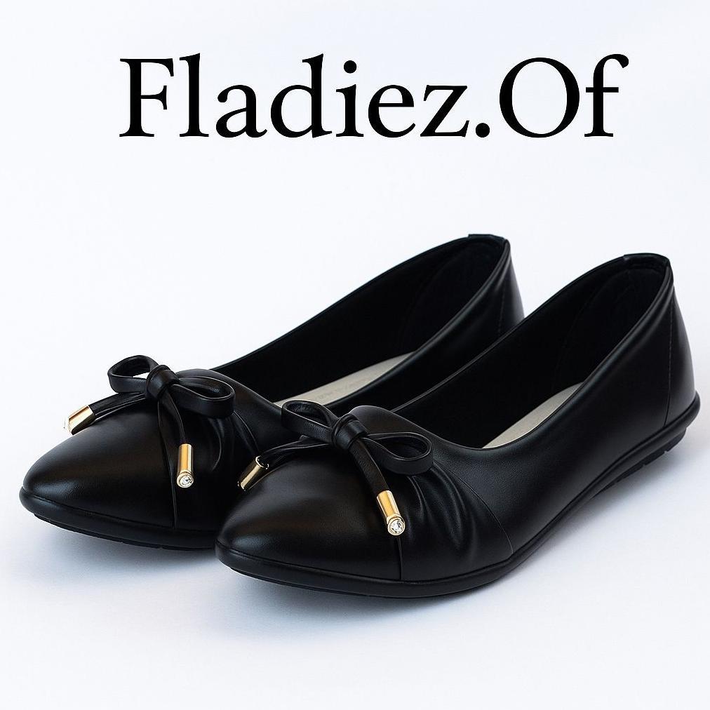 Promo Sepatu Flatshoes Wanita Fladeo Terbaru Model Pita Kekinian