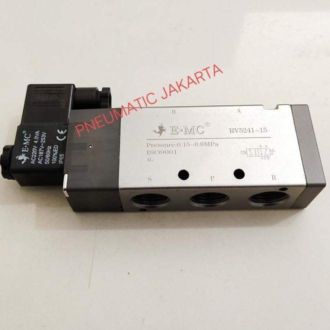 Solenoid Valve Rv5241-15 E2 E4 Ac220V / Dc24V Emc Pneumatic