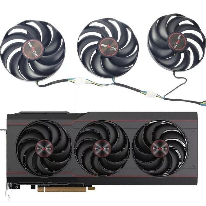 TERBARU - Fan Kipas vga Sapphire Rx 6800 Xt 87mm PULSE OEM Langka