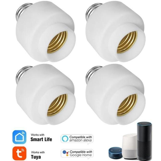 Tuya Slampher Fitting Lampu E27 WiFi