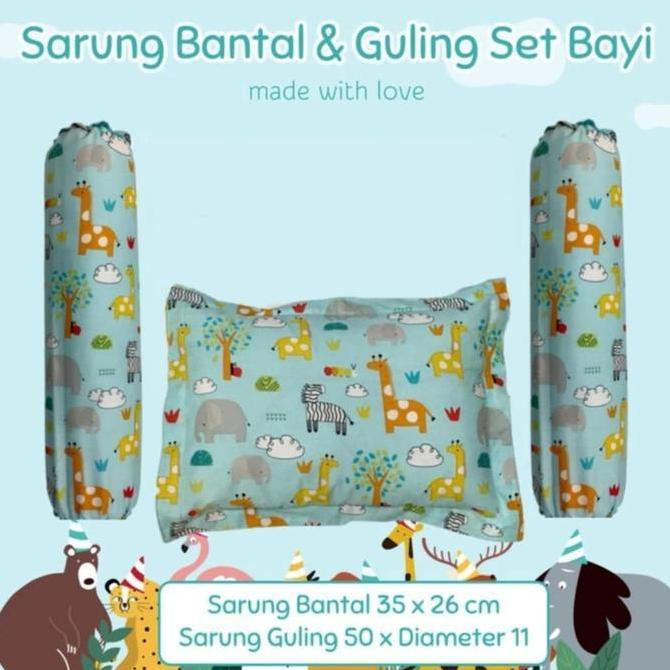 Promo Bantal Bayi Set | Bantal Guling Anak | Baby Pillow Set Tidur Cod