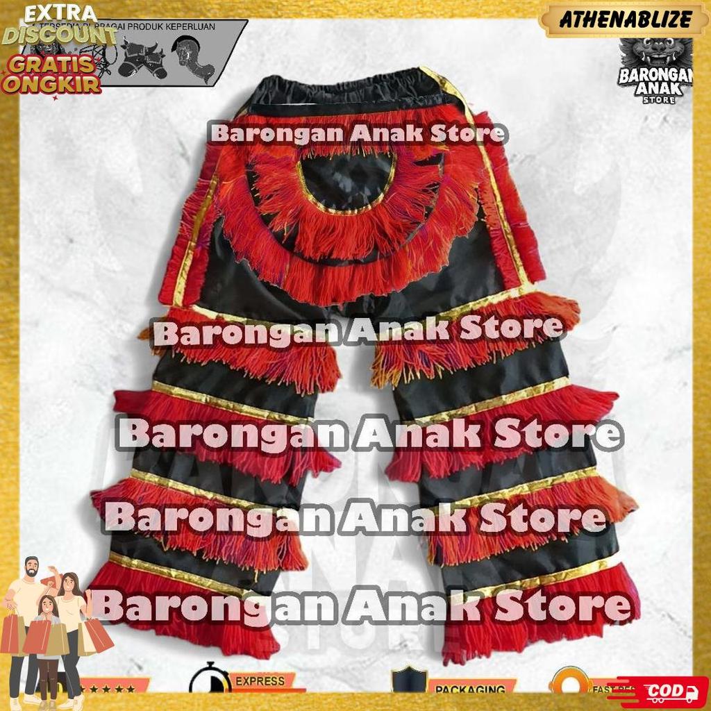 Barongan Anak Store Celana Barongan Anak Sd Smp Warna Merah Hijau Biru Hitam Putih Terlaris