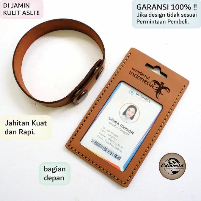 Edworld - Tag Koper Kulit - Custom