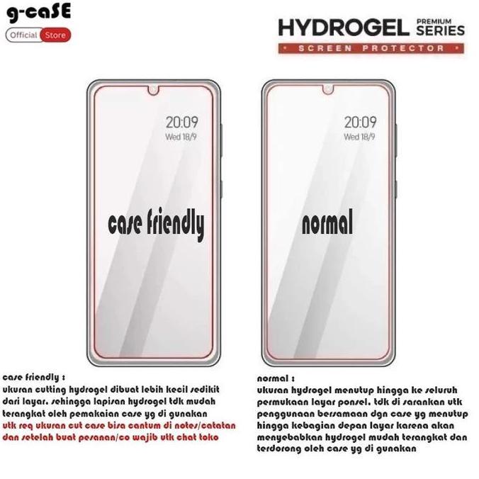 G-Case For SHARP AQUOS ZERO 2 6 V V6 V6PLUS PLUS ANTI GORES JELLY HYDROGEL MATTE (TERBAIK) (TERBARU)