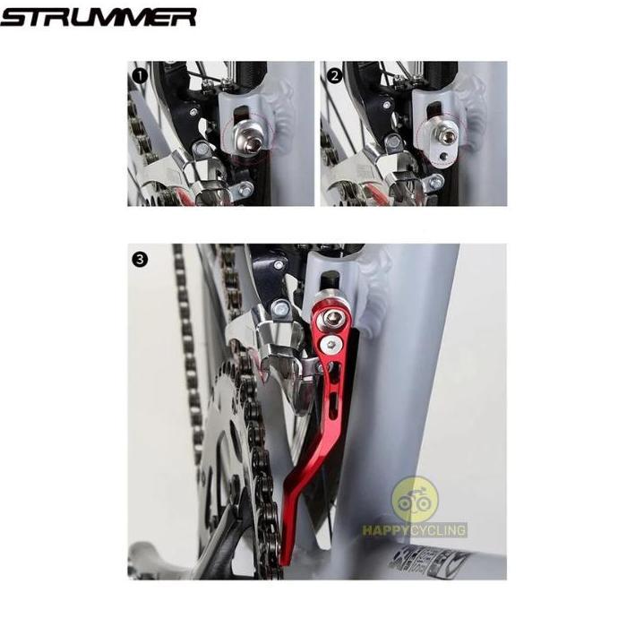Chain Guide Chain Catcher Strummer CG-2FD FD Sepeda Road Bike Balap Happy Cycling