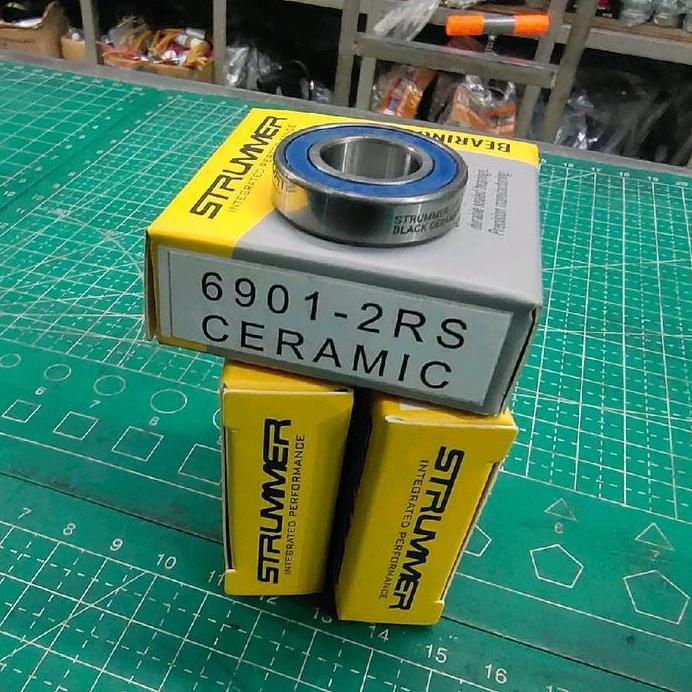 Bearing Hub CERAMIC 6901-2RS stainless steel sealed 12x24x6 STRUMMER