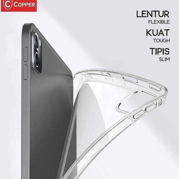 COPPER  Softcase Bening/Clear - kompatibel untuk Samsung Tab A7 Lite (TERBAIK) (TERBARU) (TERMURAH)