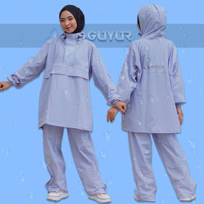 jas hujan GUYUR KANGAROO RAINCOAT Anti Bocor kantung Kangguru