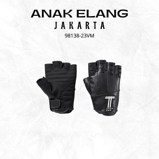 Murah Sarung Tangan Harley Pria Half Men'S Loyalist Fingerless Leather Gloves 98138-23Vm