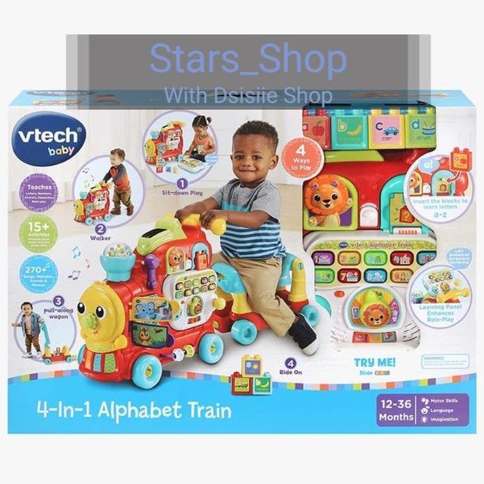 Vtech Baby 4in1 Alphabet Train Original