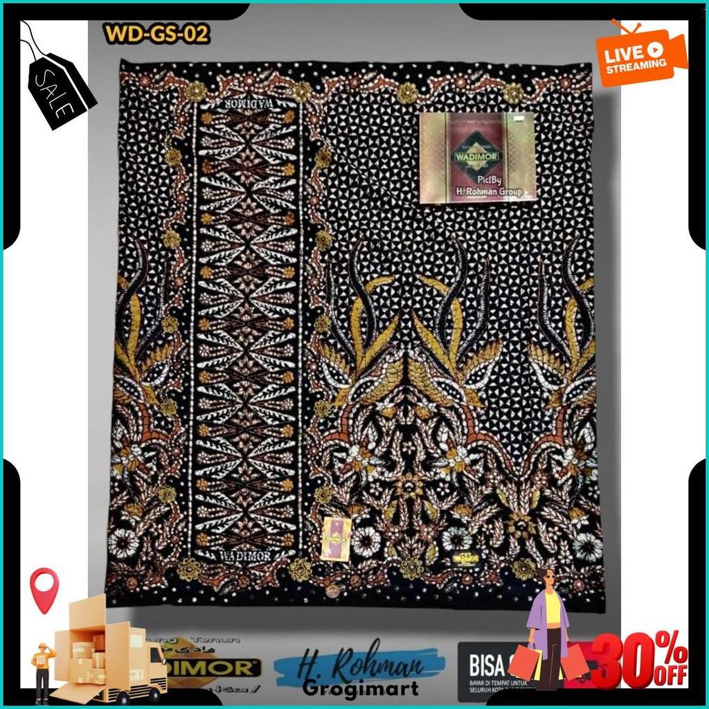 Wadimor Master Batik | Wadimor Mercerized Master Quality Motif Batik Gus | Sarung Tenun Pria Motif B