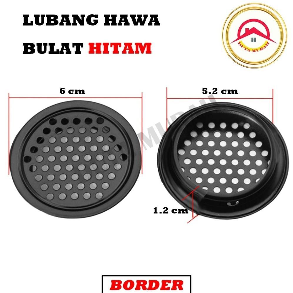 Saringan Udara Lubang Hawa Ventilasi Udara Cabinet Bulat Stainless