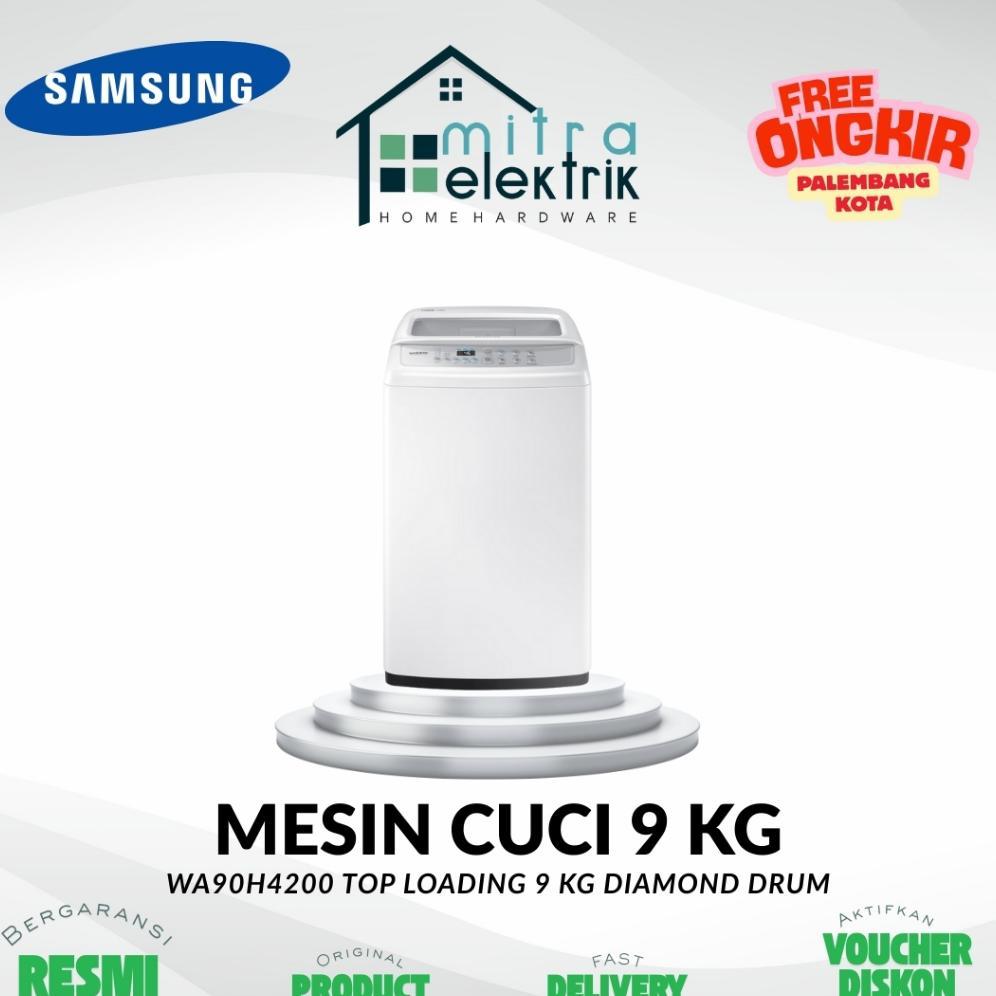 Mesin Cuci SAMSUNG WA90H4200 Top Loading 9 Kg Wobble Pulsator