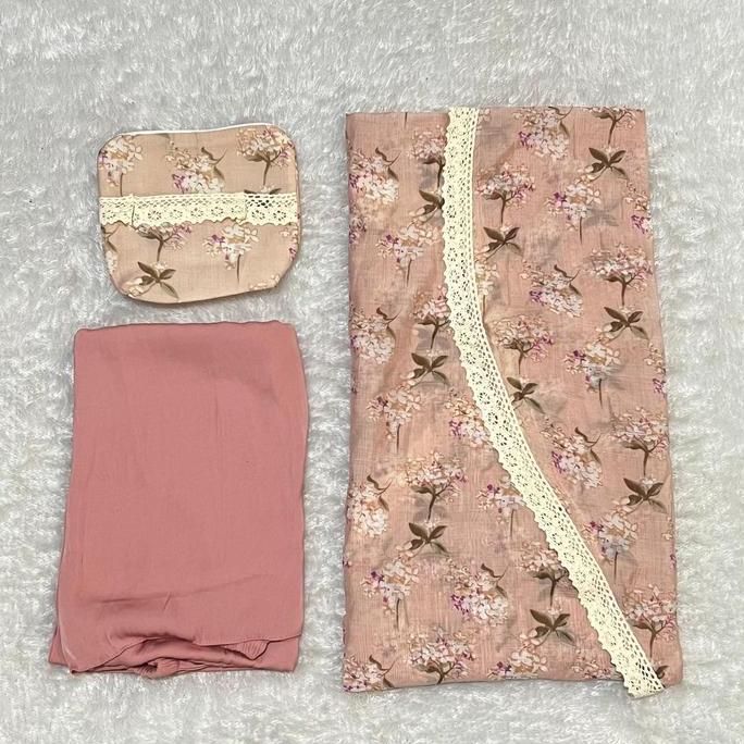 Bismillah mukena orinal silky premium murah free tas resleting