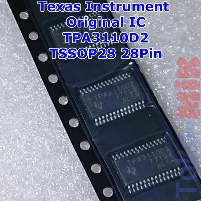 ic tpa3110 tpa3110d2 tpa3110d2pwpr 30w 2x15w stereo mono power amplifier class-d audio amplifier