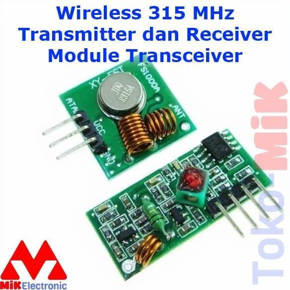 315 Mhz 315Mhz Transtter Dan Receiver Module Modul Transceiver