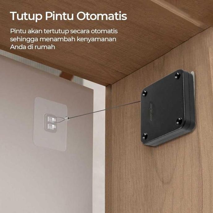COD Alat Penutup Pintu Rumah Hidrolik Geser Otomatis Automatic Door Closer Tanpa Paku Bor TaffHOME