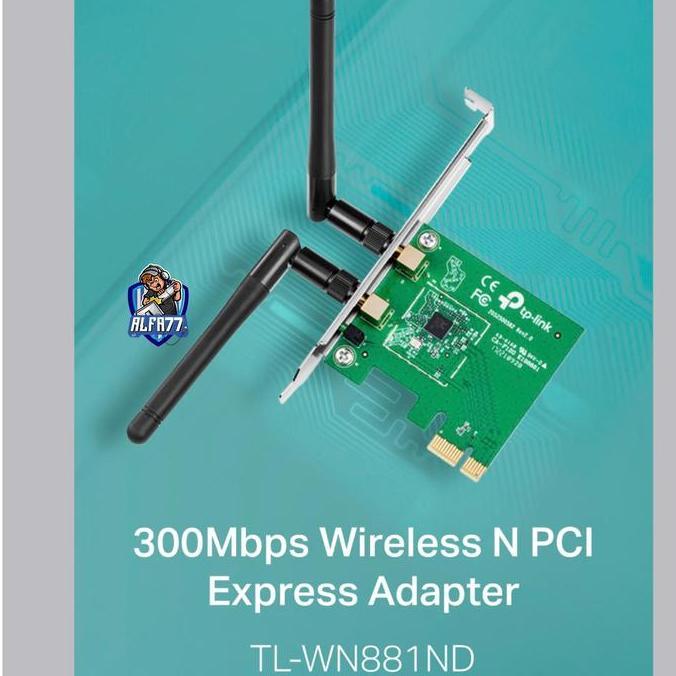 Tplink WN881D 300 Mbps Pcie Wifi Wireless