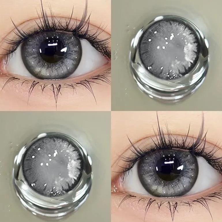 GARANSI Sepasang lensa kontak berwarnaDiameter 14-14,5 MM softlens livingsoftlens biru soflens sofle
