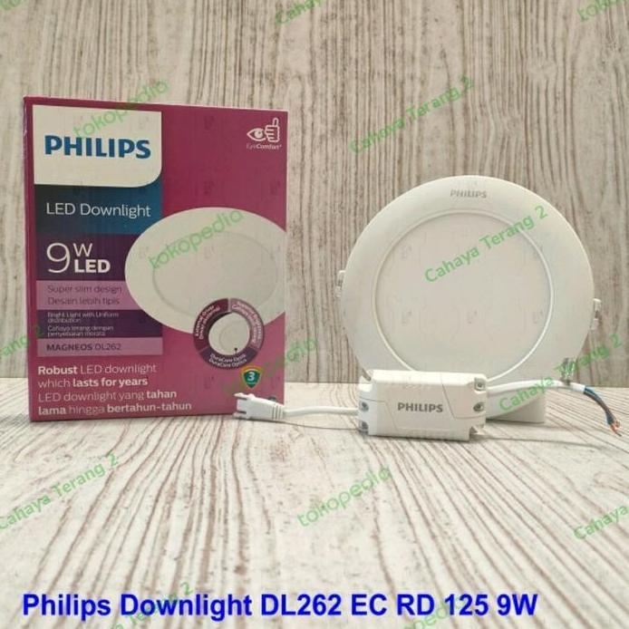 Ready led panel philips DL262/lampu downlight panel led philips 4w 9w 12w Putih White