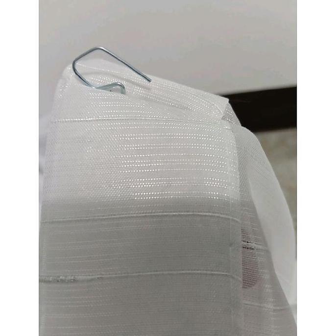 Vitrase Gorden Premium Serat Gold Silver Vitrase Model Plisket Curtain