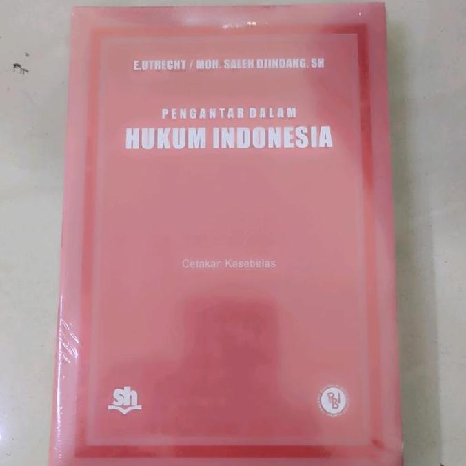 buku pengantar dalam hukum indonesia by utrecht