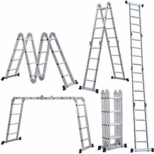 Tangga Lipat Aluminium DENKO MAL4x5 Multipuose Ladder 5.7M Orinal