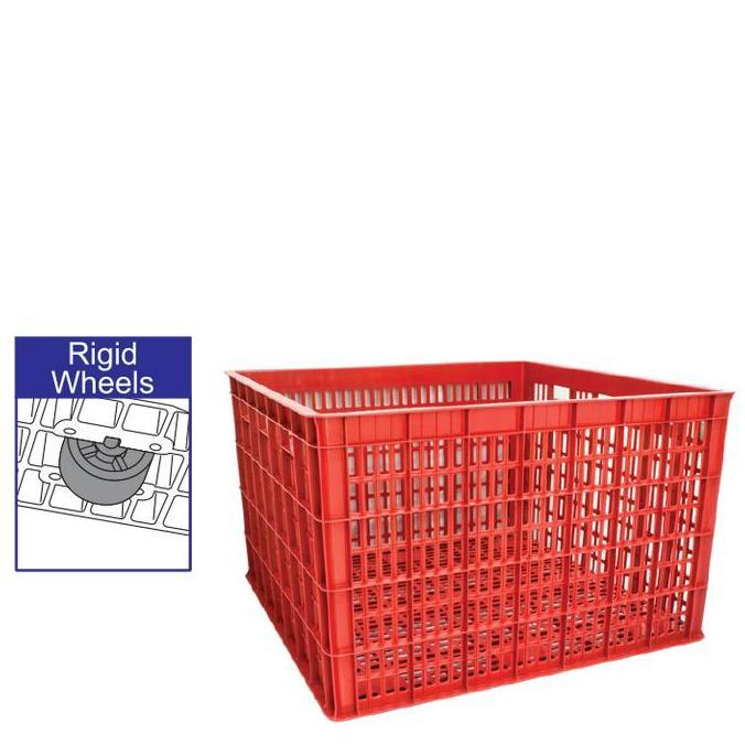 ATARI - CONTAINER BOX INDUSTRI 9882 LR RODA KERANJANG INDUSTRI JUMBO 1 X 1 METER