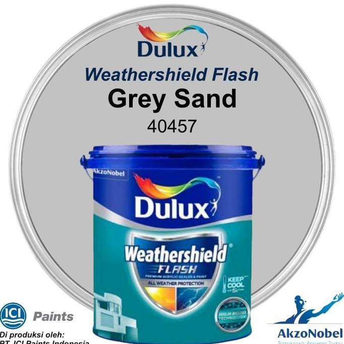 DULUX WEATHERSHIELD FLASH 20 LT - GREY SAND 40457