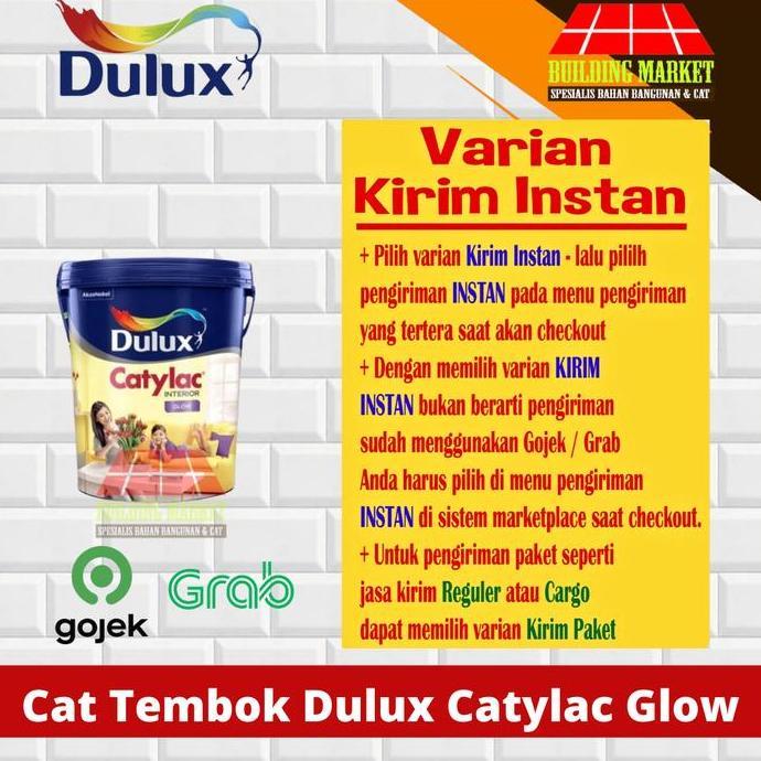 CAT TEMBOK TINTING DULUX CATYLAC GLOW INTERIOR 22 KG
