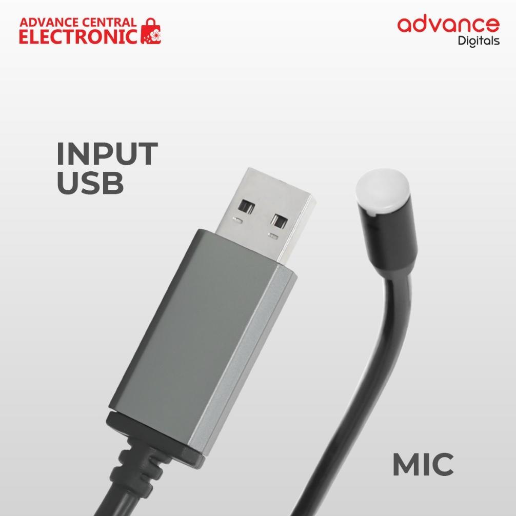 cuci gudang advance gh01 headset gaming mobile headphone gaming with microphone led earphones pc  he