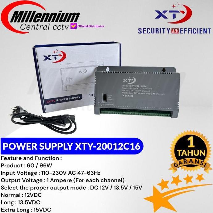 POWER SUPPLY CCTV 16 CHANNEL