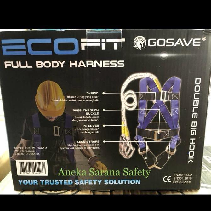 Full Body Harness Double Hook Gosave Ecofit