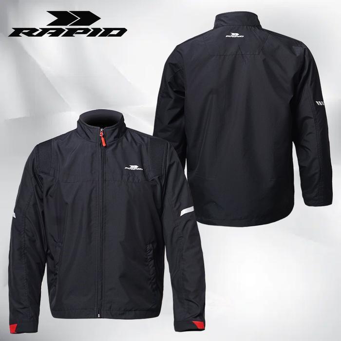 Jaket Motor Riding Rapid Skyline Pria Parasit Premium Jacket Reflektif