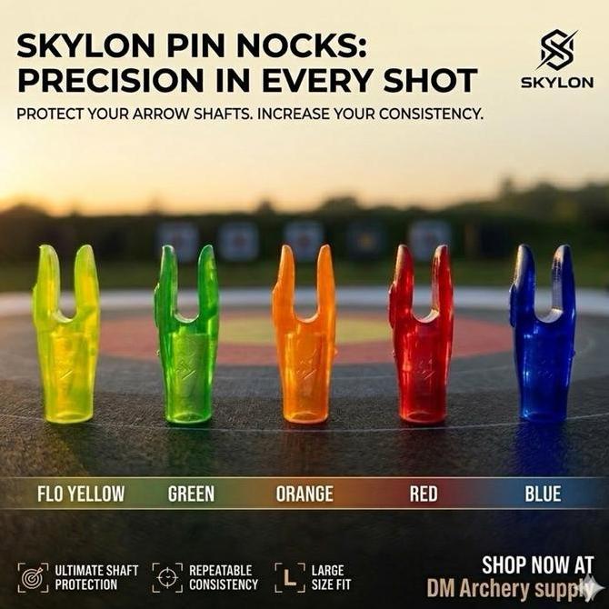 alexanderpool66 - skylon pin nock large original - nock anak panah by dm archery