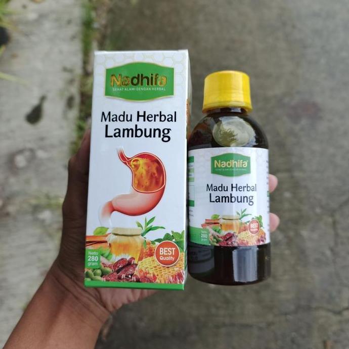 Lansungkirim- Madu Herbal Lambung Nadhifa 280Gr | Madu Sehat Lambung