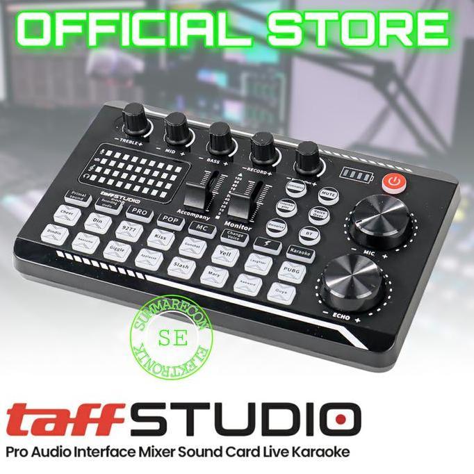 sound card live streaming taffstudio f998 soundcard live smule bigo