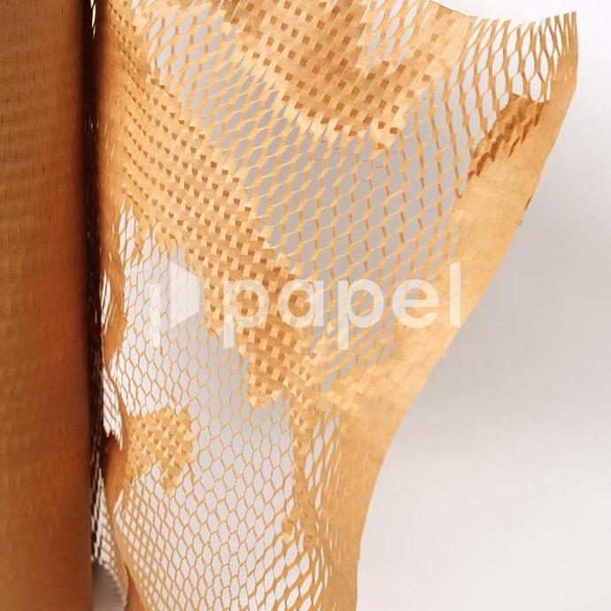 Papelroll Papelroll Recycled 40Cm X100M Honeycomb Paper Wrap Eco Friendly Material Baru 75Gsm Berat 